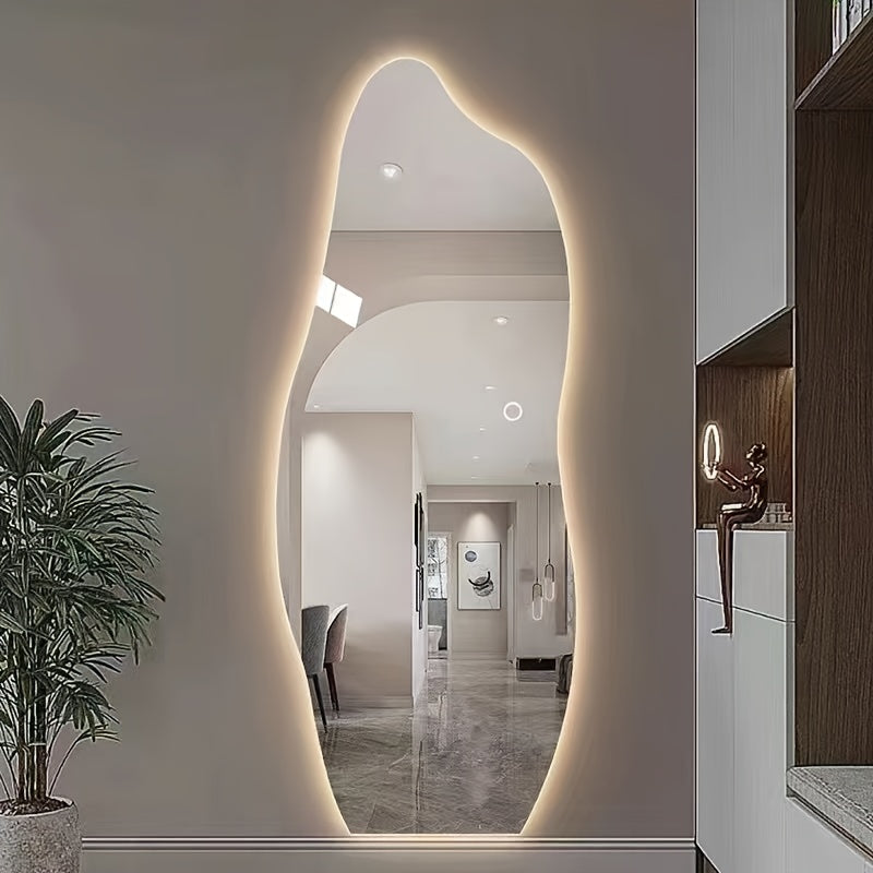 Simple Wall-mounted Floor Mirror