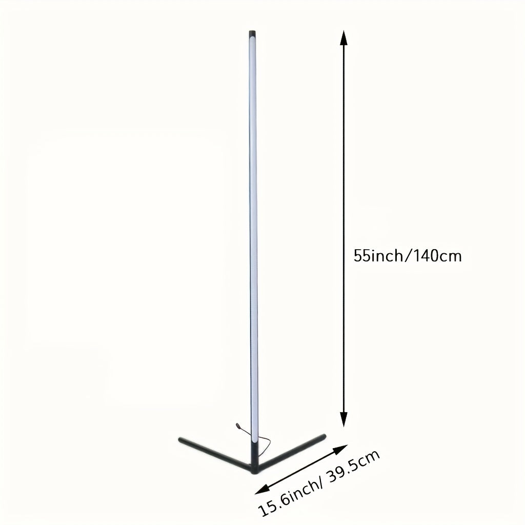 Corner Floor Lamp, Minimalist Dimmable Mood Light