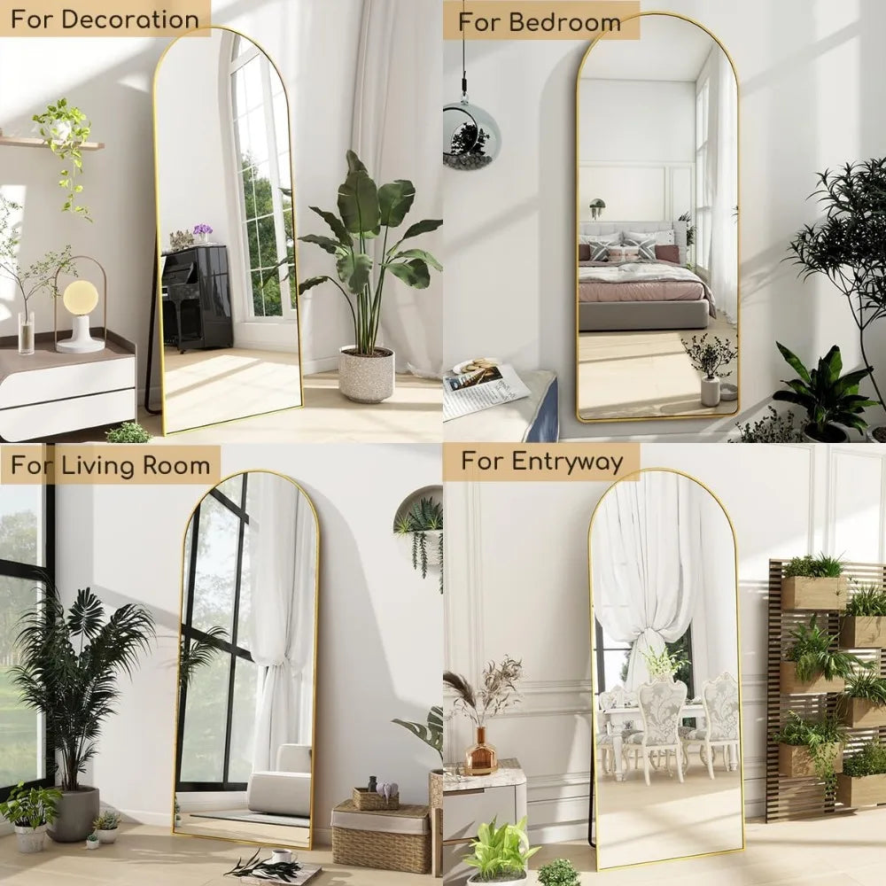 64" x 21" Free Standing Floor Mirror