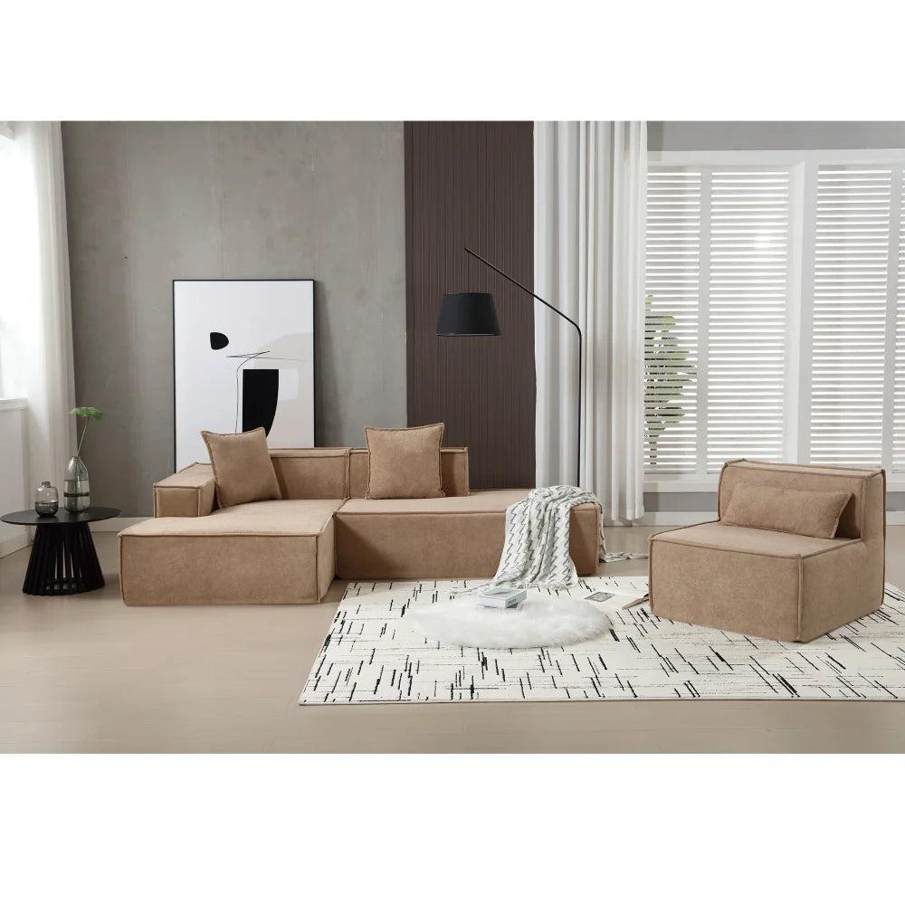 Modular combination living room sofa set