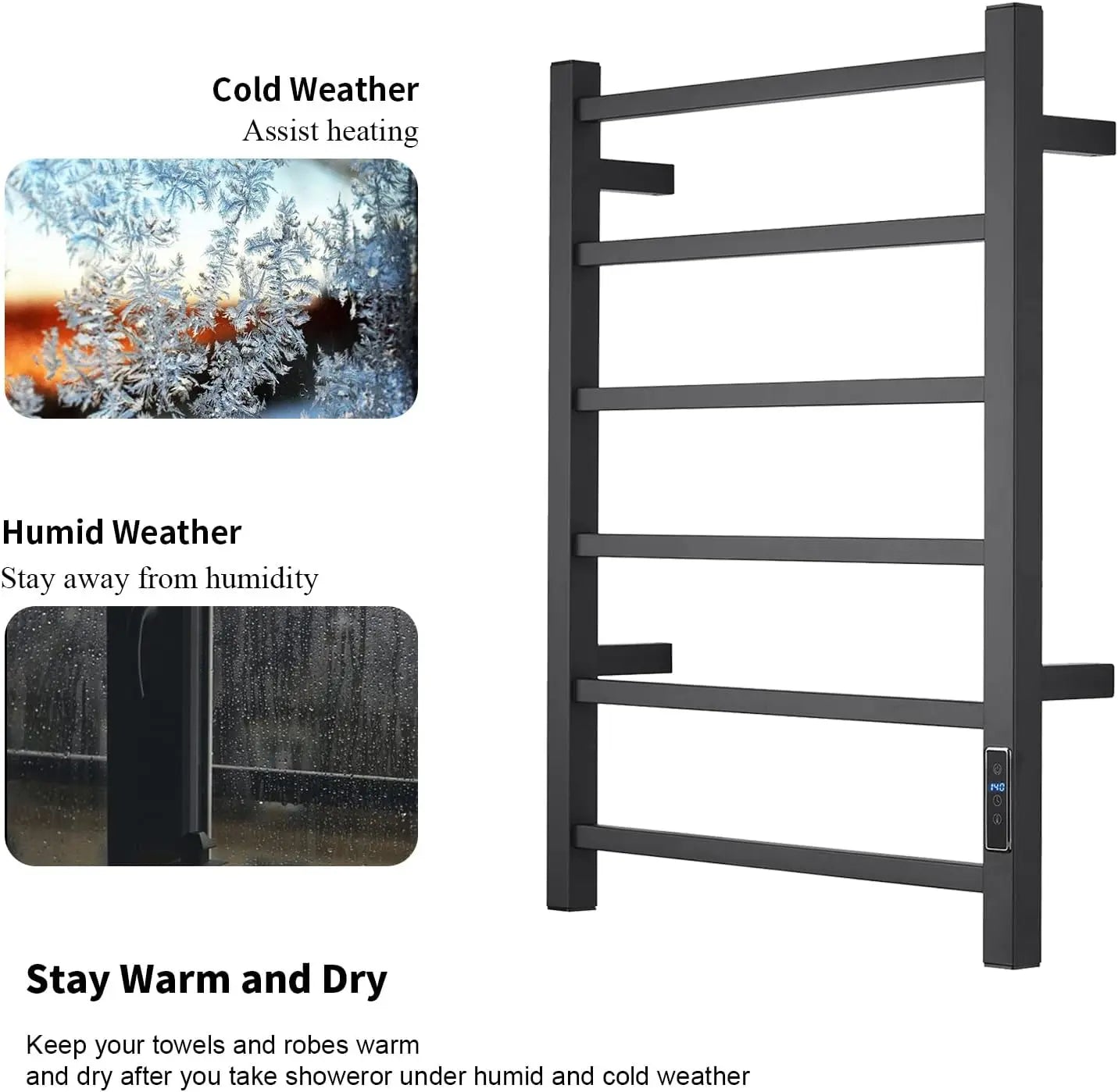 Towel Warmer with Built-in Timer