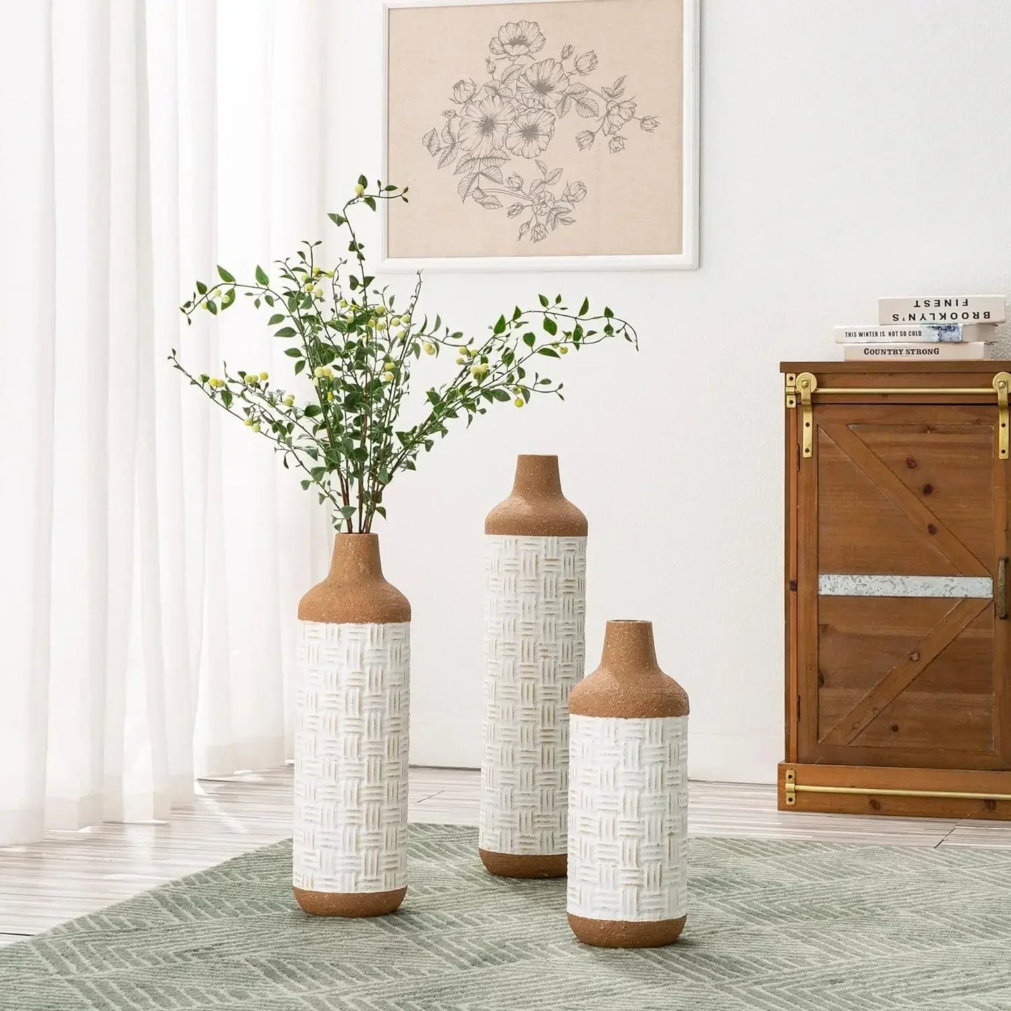 Floor Vase for Decor Set of 3