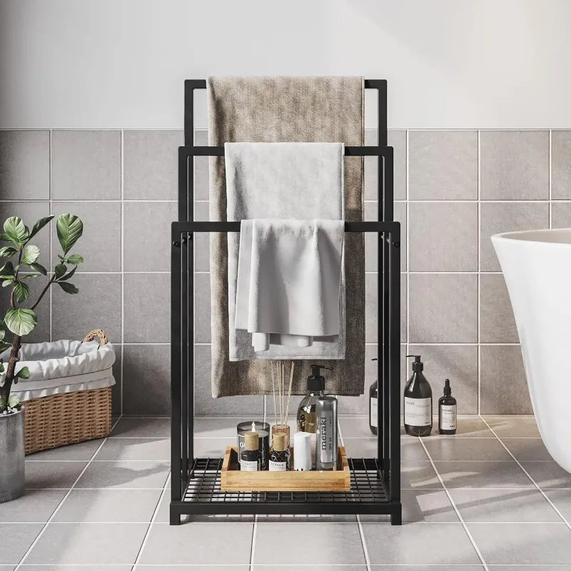 Modern Freestanding Towel Holder