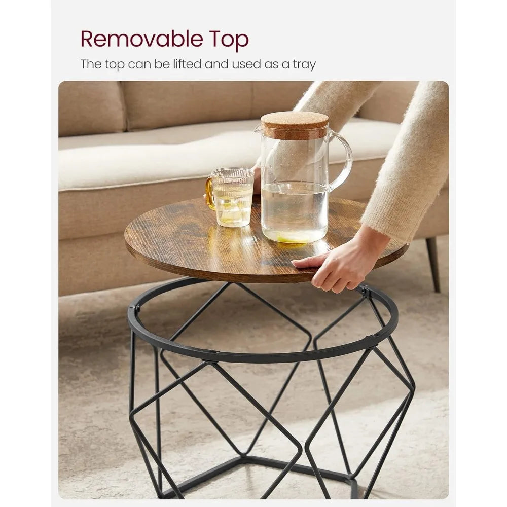 Small Coffee Table Set of 2